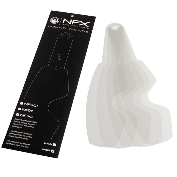 DRAGON NFXS LAMINATED TEAR OFFS 20PK (270800000901) - Driven Powersports