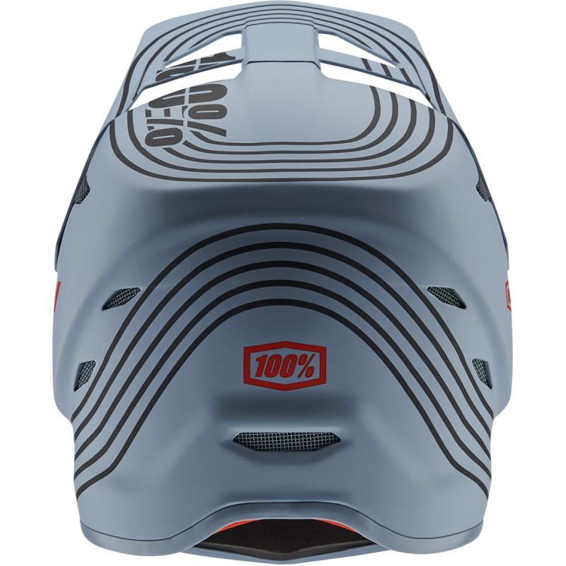 100% STATUS HELMET Caltec Grey Back - Driven Powersports