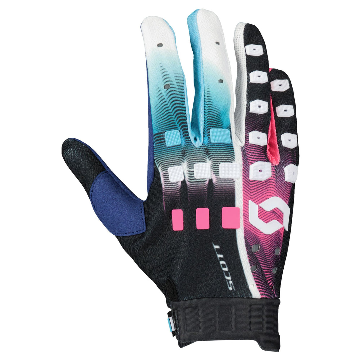 Scott Glove Podium Pro Stealth Blue/Radiant Pink/SPL L