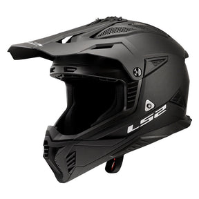 LS2 Gate II Off-road Helmet Solid Matte Black 2XL - Driven Powersports