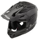 LS2 Gate II Off-road Helmet Solid Matte Black 2XL - Driven Powersports