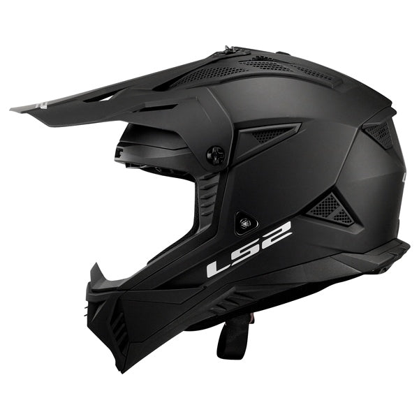 LS2 Gate II Off-road Helmet Solid Matte Black 2XL - Driven Powersports