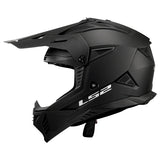 LS2 Gate II Off-road Helmet Solid Matte Black 2XL - Driven Powersports