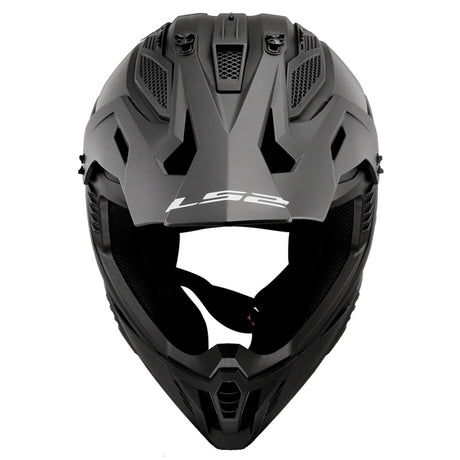 LS2 Gate II Off-road Helmet Solid Matte Black 2XL - Driven Powersports