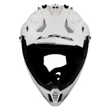 LS2 Gate II Off-road Helmet Solid White MD - Driven Powersports