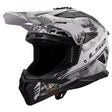 LS2 Gate II Off-road Helmet Carbine Gray/Black SM - Driven Powersports