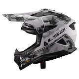 LS2 Gate II Off-road Helmet Carbine Gray/Black SM - Driven Powersports