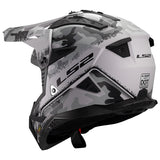 LS2 Gate II Off-road Helmet Carbine Gray/Black SM - Driven Powersports