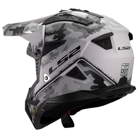 LS2 Gate II Off-road Helmet Carbine Gray/Black SM - Driven Powersports