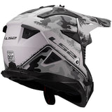 LS2 Gate II Off-road Helmet Carbine Gray/Black SM - Driven Powersports