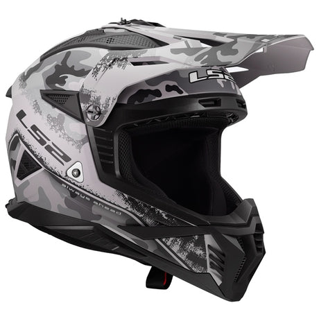 LS2 Gate II Off-road Helmet Carbine Gray/Black SM - Driven Powersports
