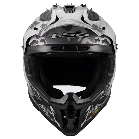 LS2 Gate II Off-road Helmet Carbine Gray/Black SM - Driven Powersports