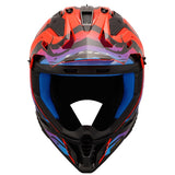 LS2 Gate II Off-road Helmet Wash Red/Blue/Purple 2XL - Driven Powersports