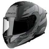 LS2 Stream II Full Face Helmet Shadow Light Gray MD - Driven Powersports