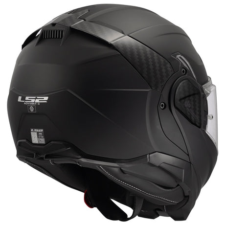 LS2 Advant II Modular Helmet Solid Matte Black S - Driven Powersports
