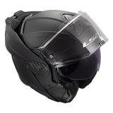 LS2 Advant II Modular Helmet Solid Matte Black S - Driven Powersports