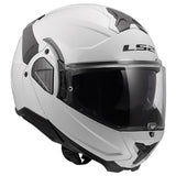 LS2 Advant II Modular Helmet Solid White XS - Driven Powersports