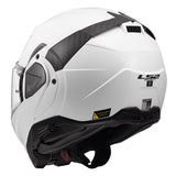 LS2 Advant II Modular Helmet Solid White XS - Driven Powersports