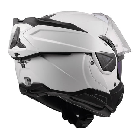 LS2 Advant II Modular Helmet Solid White XS - Driven Powersports