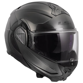 LS2 Advant II Modular Helmet Jeans Gray M - Driven Powersports