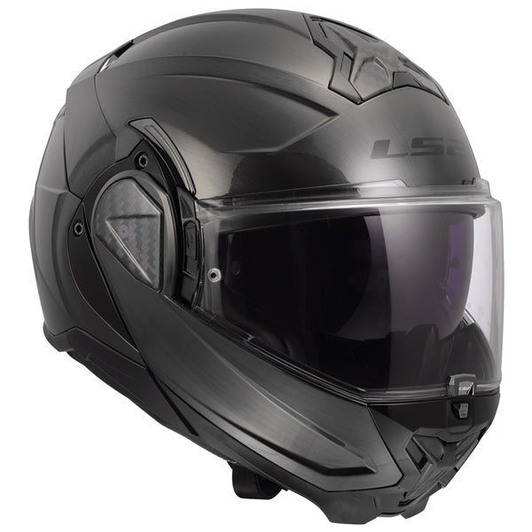 LS2 Advant II Modular Helmet Jeans Gray M - Driven Powersports