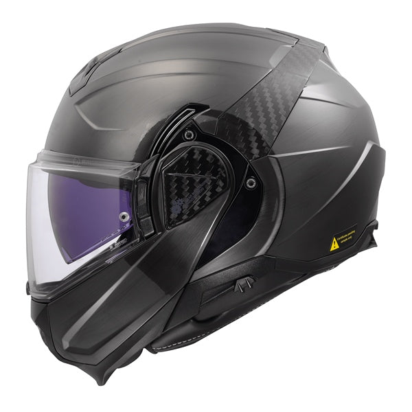 LS2 Advant II Modular Helmet Jeans Gray M - Driven Powersports