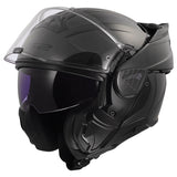LS2 Advant II Modular Helmet Jeans Gray M - Driven Powersports