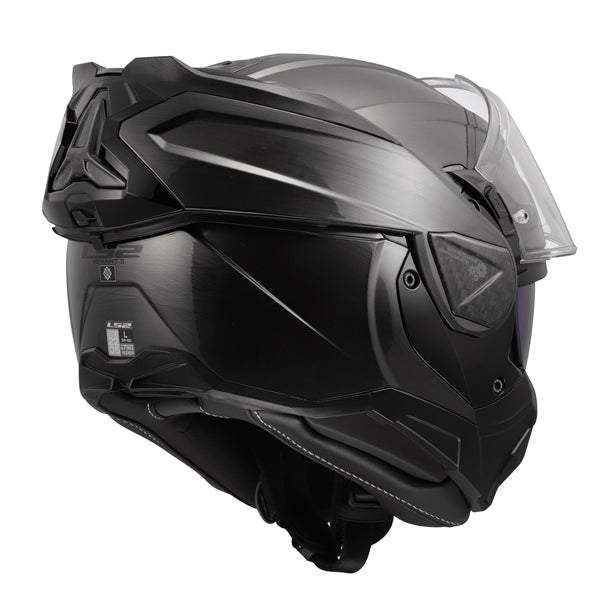 LS2 Advant II Modular Helmet Jeans Gray M - Driven Powersports