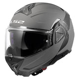LS2 Advant II Modular Helmet Solid Gray M - Driven Powersports
