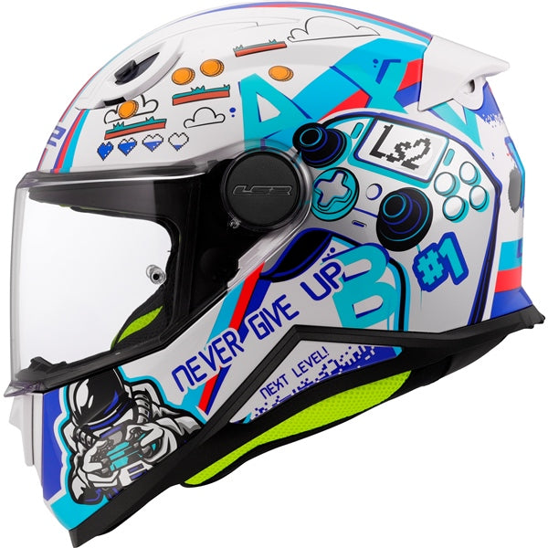 LS2 FF812 Kid Full-Face Helmet - Junior Next Level White M - Driven Powersports