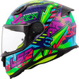 LS2 FF812 Kid Full-Face Helmet - Junior Svent Blue/Green S - Driven Powersports