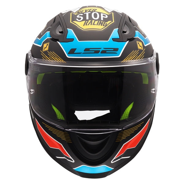 LS2 FF812 Kid Full-Face Helmet - Junior Zero Matte Gray/Red M - Driven Powersports