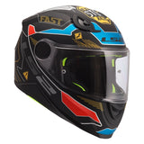 LS2 FF812 Kid Full-Face Helmet - Junior Zero Matte Gray/Red M - Driven Powersports