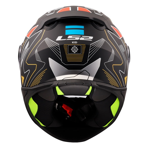 LS2 FF812 Kid Full-Face Helmet - Junior Zero Matte Gray/Red M - Driven Powersports