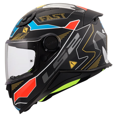 LS2 FF812 Kid Full-Face Helmet - Junior Zero Matte Gray/Red M - Driven Powersports