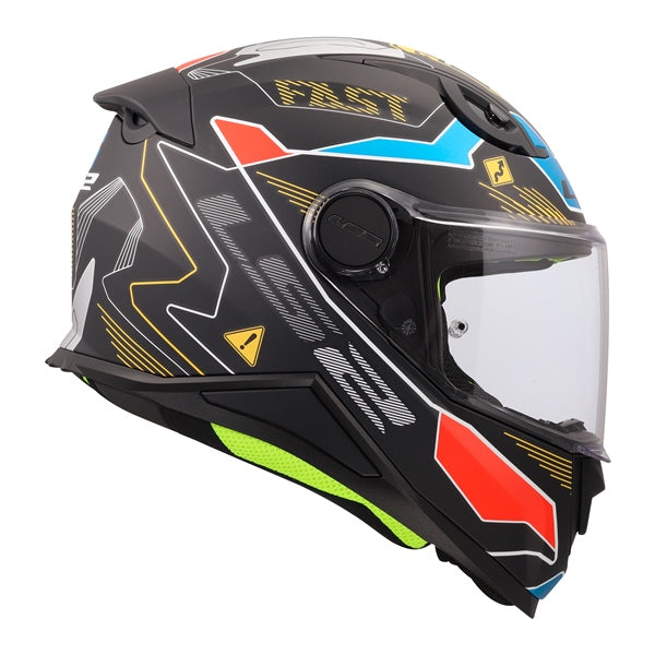 LS2 FF812 Kid Full-Face Helmet - Junior Zero Matte Gray/Red M - Driven Powersports