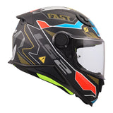 LS2 FF812 Kid Full-Face Helmet - Junior Zero Matte Gray/Red M - Driven Powersports