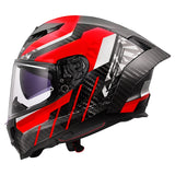 LS2 Dragon Full-Face Helmet Trax Red XS - Driven Powersports