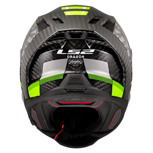LS2 Dragon Full-Face Helmet Trax High-Visibility Yellow XS - Driven Powersports