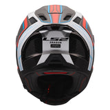 LS2 Dragon Full-Face Helmet Subic White/Blue/Red XS - Driven Powersports