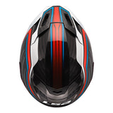 LS2 Dragon Full-Face Helmet Subic White/Blue/Red XS - Driven Powersports