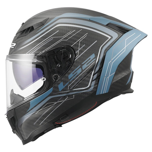 LS2 Dragon Full-Face Helmet Subic Petrol blue L - Driven Powersports
