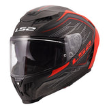 LS2 Dragon Full-Face Helmet Subic Matte Red S - Driven Powersports