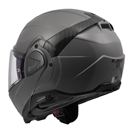 LS2 Advant II Modular Helmet Solid Gray S - Driven Powersports