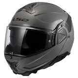 LS2 Advant II Modular Helmet Solid Gray S - Driven Powersports