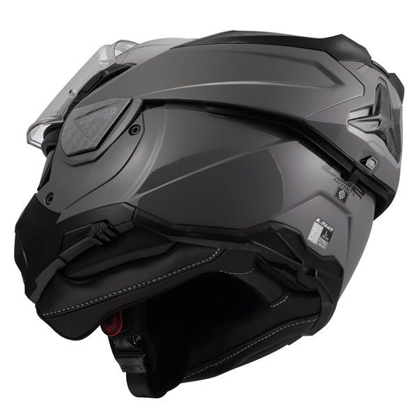 LS2 Advant II Modular Helmet Solid Gray S - Driven Powersports