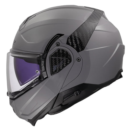 LS2 Advant II Modular Helmet Solid Gray S - Driven Powersports