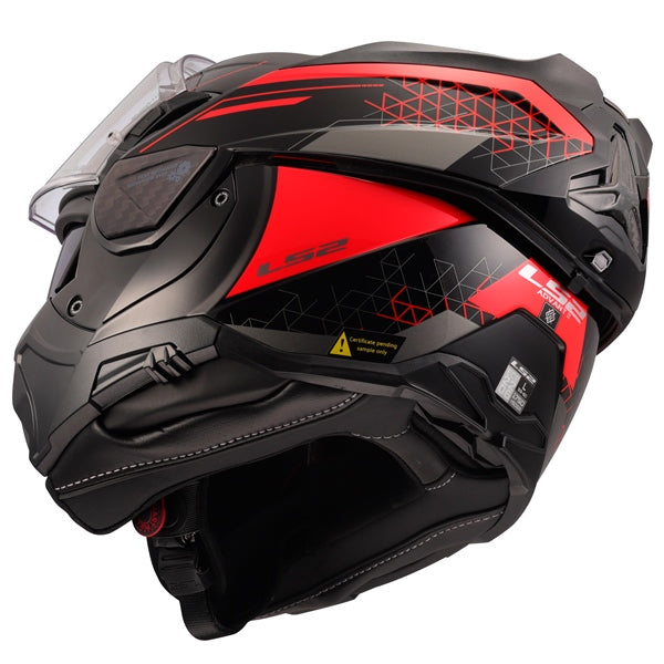 LS2 Advant II Modular Helmet Astral Red XS - Driven Powersports
