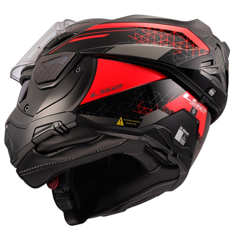 LS2 Advant II Modular Helmet Astral Red XS - Driven Powersports