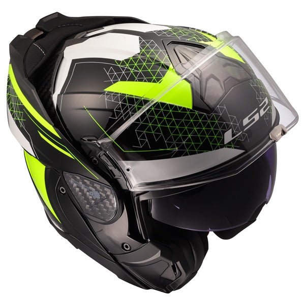 LS2 Advant II Modular Helmet Astral Yellow XS - Driven Powersports
